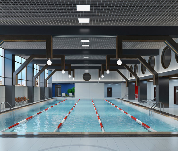 Фото из портфолио Спорткомплекс "АТМОСФЕРА" – фотографии дизайна интерьеров на INMYROOM