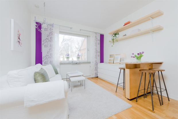 Фотография: Гостиная в стиле Скандинавский, Малогабаритная квартира, Квартира, Дома и квартиры, Проект недели – фото на INMYROOM