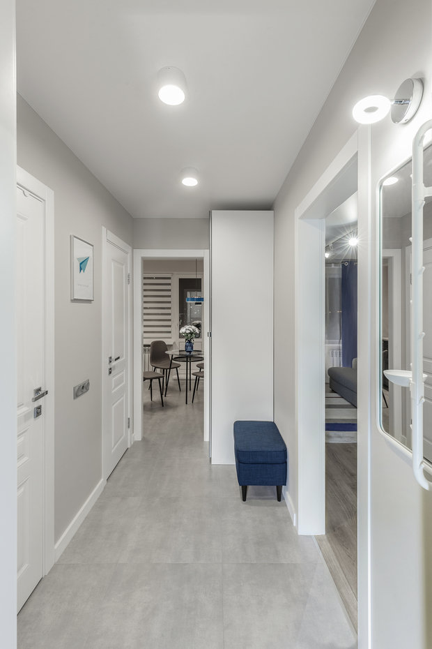 Фотография: Прихожая в стиле Современный, Минимализм, Квартира, Проект недели, Подольск, 1 комната, до 40 метров, Мария Соколова – фото на INMYROOM