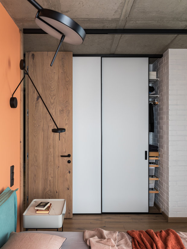 Фотография: Гардеробная в стиле Современный, Квартира, Проект недели, Минск, 3 комнаты, 60-90 метров, Юлия Мурыгина – фото на INMYROOM