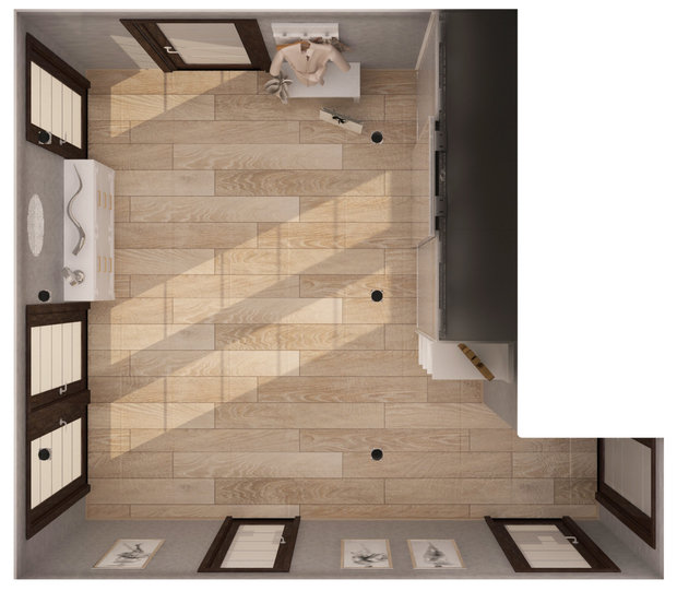 Фото из портфолио Квартира 100м2 – фотографии дизайна интерьеров на INMYROOM