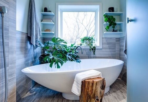 Фотография: Ванная в стиле Эко, Современный, Декор и DIY, Советы, Евгения Матвеенко, Леруа Мерлен, Leroy Merlin, декор в ванной – фото на INMYROOM
