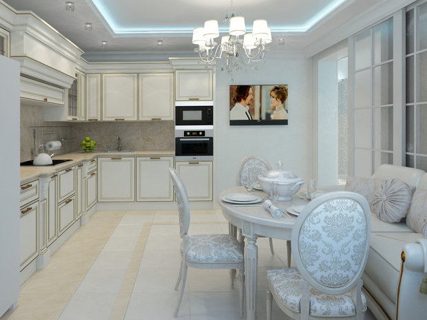 Фото из портфолио Квартира в неоклассике для молодой семьи в ЖК Ямайка – фотографии дизайна интерьеров на INMYROOM