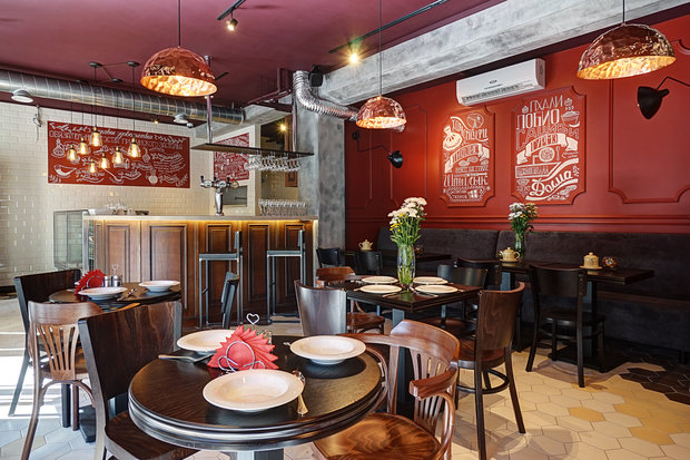 Фото из портфолио Ресторан Тифлис Гурмэ – фотографии дизайна интерьеров на INMYROOM