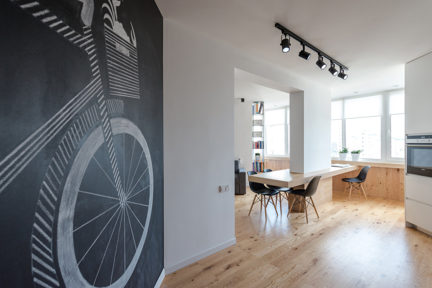 Фотография: в стиле , Квартира, Студия, Белый, Минимализм, Проект недели, Бежевый, Киев, Lugerin Architects, новостройка, Монолитный дом, 40-60 метров – фото на INMYROOM