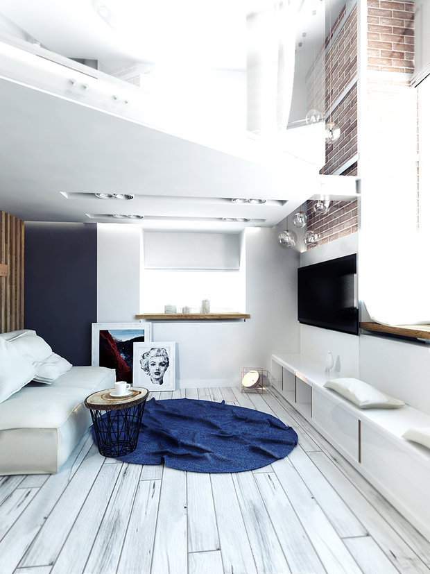 Фото из портфолио Loft Apartment Москва – фотографии дизайна интерьеров на INMYROOM