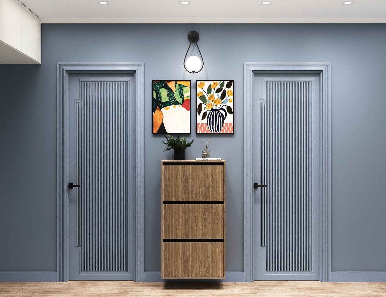 Фотография: Прихожая в стиле Современный, Квартира, Проект дня, Московская область, Ирина Собыленская, 3 комнаты, 40-60 метров, Монолитно-кирпичный – фото на INMYROOM Фотография: Прихожая в стиле Современный, Квартира, Проект дня, Московская область, Ирина Собыленская, 3 комнаты, 40-60 метров, Монолитно-кирпичный – фото на INMYROOM