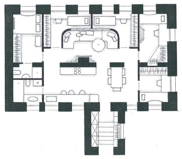 Фото из портфолио Мои перепланировки – фотографии дизайна интерьеров на INMYROOM
