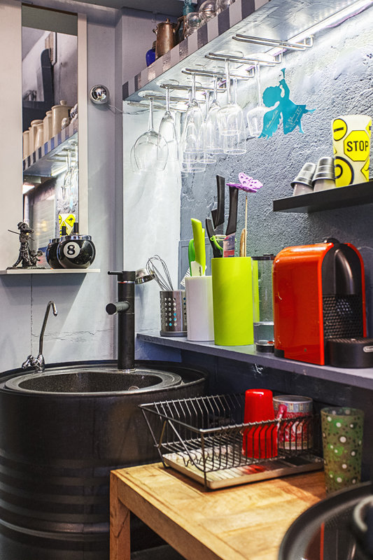 Фотография: в стиле , Эклектика, Квартира, Студия, Россия, Проект недели, Черный, Москва, Синий, Голубой, Герой InMyRoom, квартира дизайнера, Наталья Анахина, видео, Кирпичный дом, до 40 метров – фото на INMYROOM Фотография: в стиле , Эклектика, Квартира, Студия, Россия, Проект недели, Черный, Москва, Синий, Голубой, Герой InMyRoom, квартира дизайнера, Наталья Анахина, видео, Кирпичный дом, до 40 метров – фото на INMYROOM