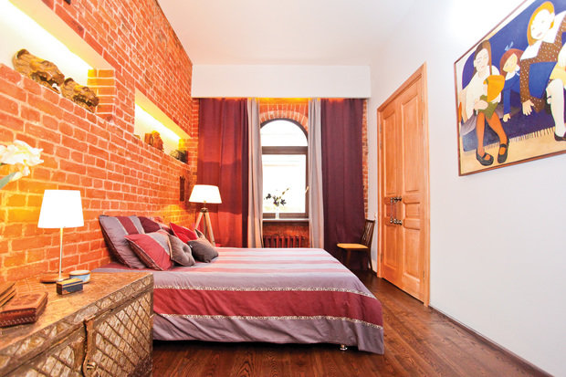 Фотография: Спальня в стиле Лофт, Декор интерьера, Дом, Дома и квартиры, Стена – фото на INMYROOM