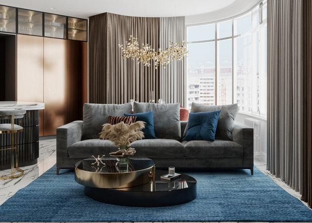 Фото из портфолио Дизайн-проект квартиры в Клубном доме Тихвин – фотографии дизайна интерьеров на INMYROOM