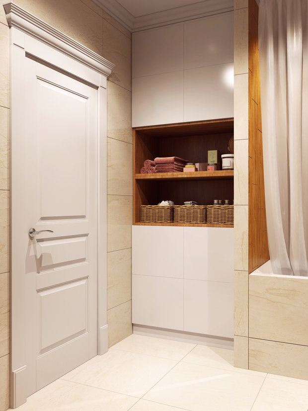 Фото из портфолио г. Сургут ЖК "За ручьём" ул., Университетская 19, 72 кв.м – фотографии дизайна интерьеров на INMYROOM