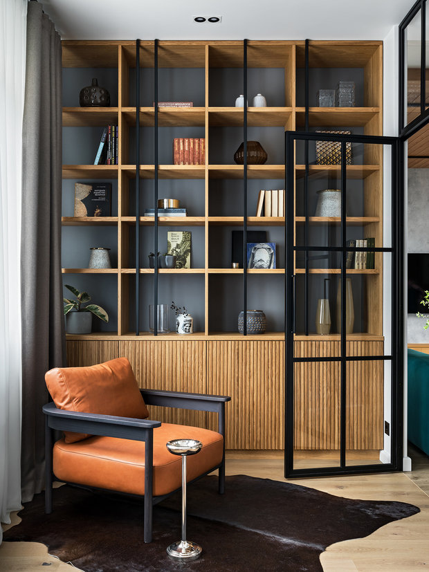 Фотография: Кабинет в стиле Современный, Квартира, Проект недели, Дом и дача, Минск, 4 и больше, Более 90 метров, Игорь Скаржевский, Алена Скаржевская – фото на INMYROOM