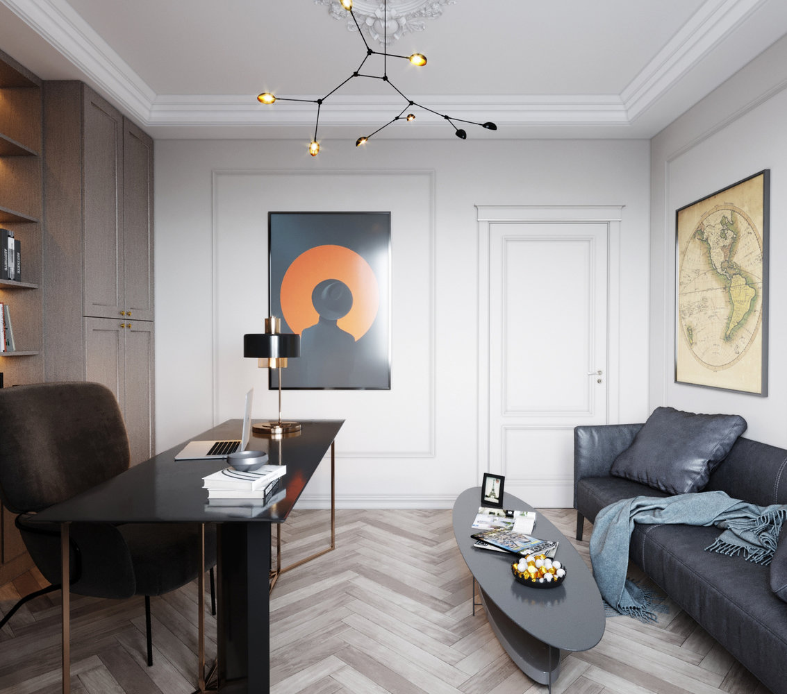 Фотография: Кабинет в стиле Современный, Дом, Ariston, Проект недели, 4 и больше, Более 90 метров, Уфа, Isometrio, Dune 1 R – фото на INMYROOM Фотография: Кабинет в стиле Современный, Дом, Ariston, Проект недели, 4 и больше, Более 90 метров, Уфа, Isometrio, Dune 1 R – фото на INMYROOM