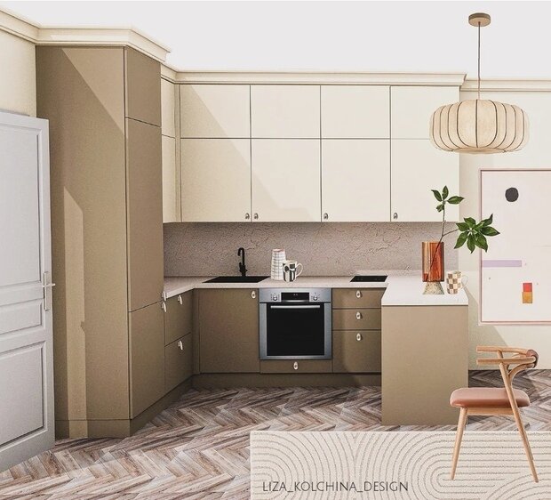 Фото из портфолио Фрагмент кухни - гостиной – фотографии дизайна интерьеров на INMYROOM