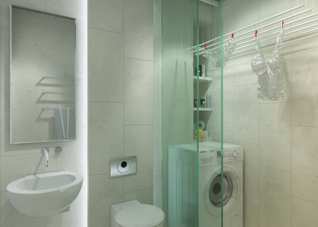 Фото из портфолио Малогабаритная квартира в стиле IKEA – фотографии дизайна интерьеров на INMYROOM