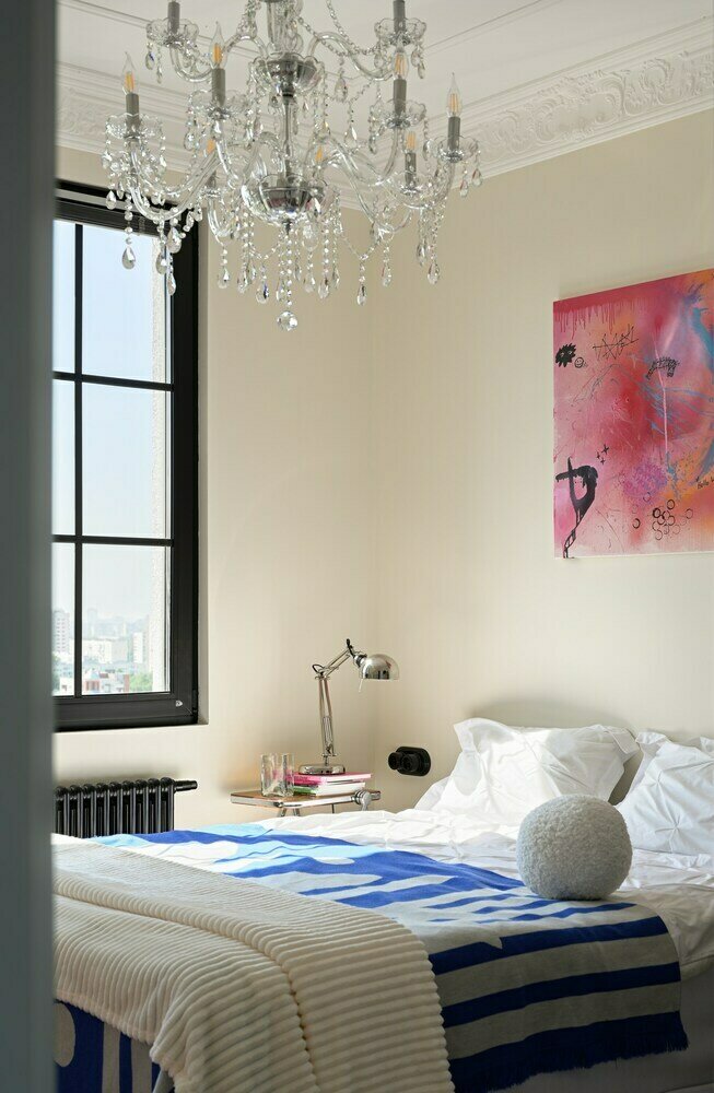 Фотография: Спальня в стиле Современный, Эклектика, Винтажный, Квартира, Проект дня, Санкт-Петербург, Панельный дом, 2 комнаты, до 40 метров, 40-60 метров, SeraphimDSGN, Серафима Гавриленко – фото на INMYROOM Фотография: Спальня в стиле Современный, Эклектика, Винтажный, Квартира, Проект дня, Санкт-Петербург, Панельный дом, 2 комнаты, до 40 метров, 40-60 метров, SeraphimDSGN, Серафима Гавриленко – фото на INMYROOM