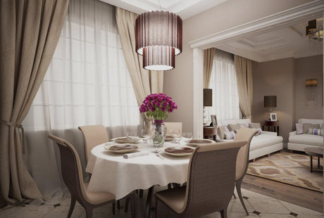 Квартира на набережной Яузы, 120 м2