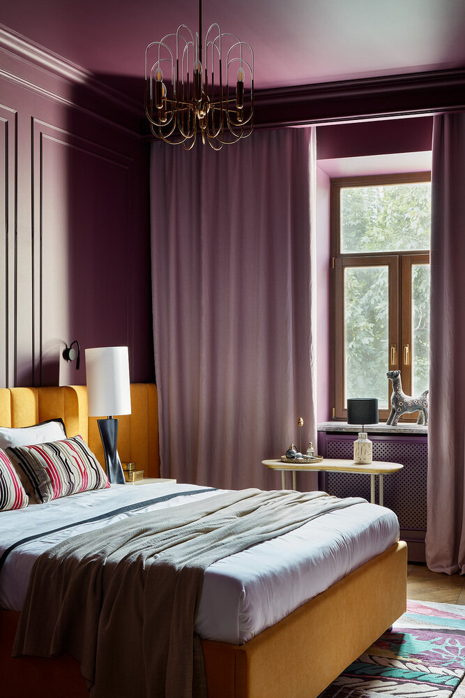 Фотография: Спальня в стиле Классический, Эклектика, Квартира, Проект недели, Москва, Кирпичный дом, 4 и больше, Более 90 метров, Алиса Шабельникова, #эксклюзивныепроекты – фото на INMYROOM