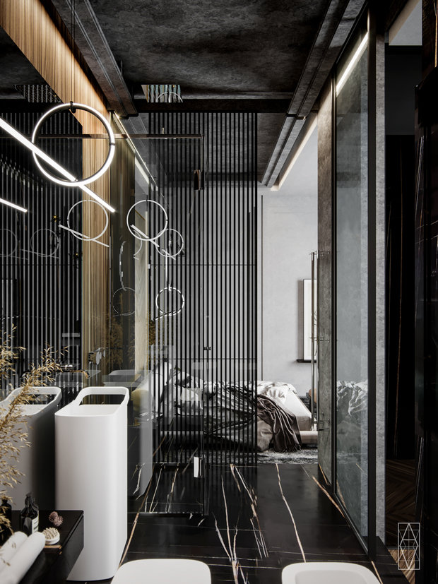 Фото из портфолио Интерьер кв в Москве 180м2 – фотографии дизайна интерьеров на INMYROOM