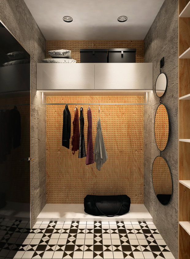 Фото из портфолио Лофт для молодой пары. – фотографии дизайна интерьеров на INMYROOM