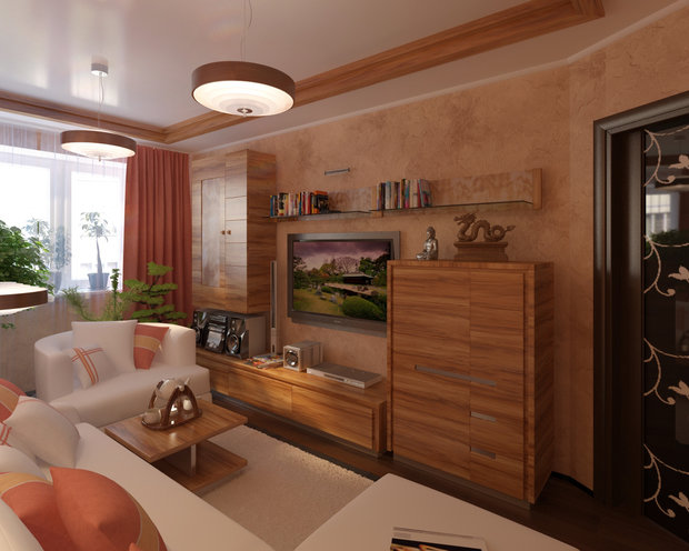 Фото из портфолио квартира  с восточной изюминкой – фотографии дизайна интерьеров на INMYROOM