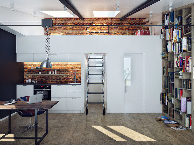 Фото из портфолио Апартаменты для барабанщицы. – фотографии дизайна интерьеров на INMYROOM