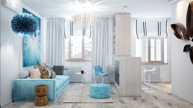 Фотография: Гостиная в стиле Скандинавский, Современный – фото на INMYROOM