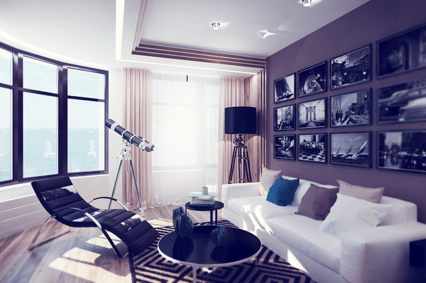 Фото из портфолио Стильная гостиная – фотографии дизайна интерьеров на INMYROOM