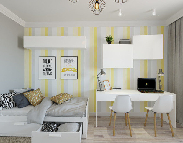 Фото из портфолио Детская – фотографии дизайна интерьеров на INMYROOM