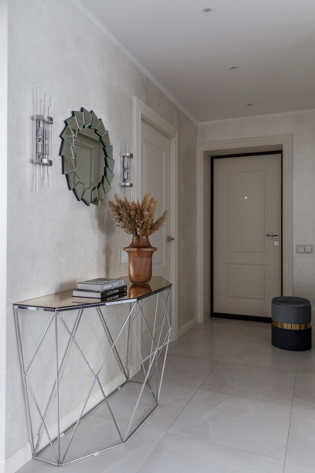 Фотография: Прихожая в стиле Современный, Квартира, Проект дня, Москва, И-522А, Панельный дом, 3 комнаты, 60-90 метров, Ольга Филиппова – фото на INMYROOM