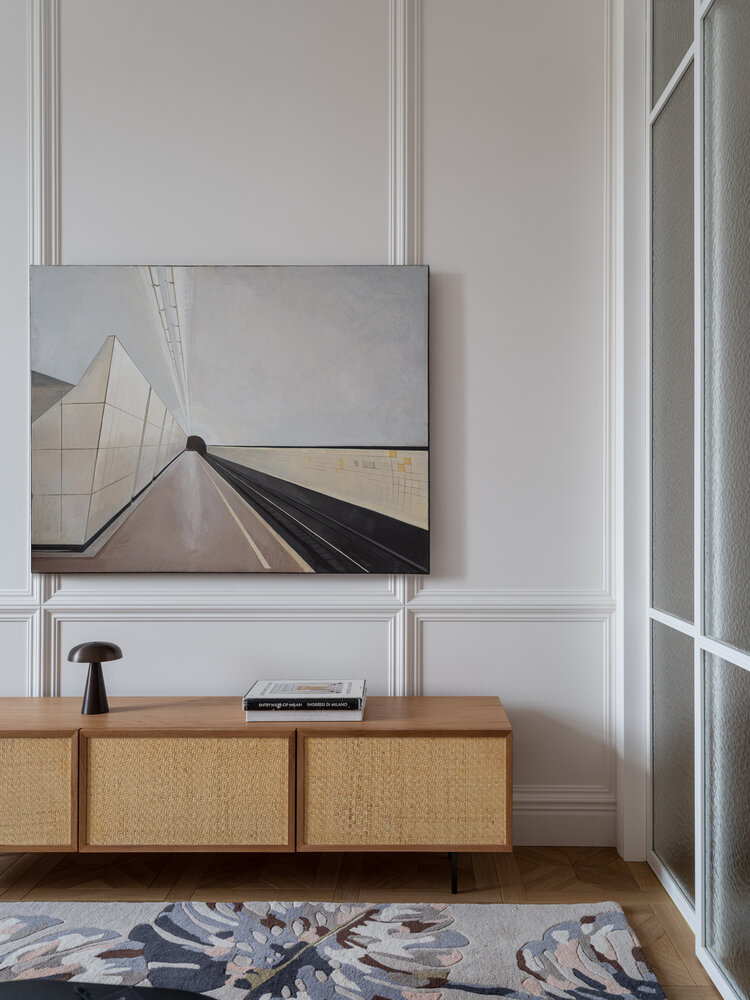 Фотография: Гостиная в стиле Современный, Винтажный, Квартира, Проект недели, Москва, Сталинка, 2 комнаты, 40-60 метров, Марина Трошина – фото на INMYROOM Фотография: Гостиная в стиле Современный, Винтажный, Квартира, Проект недели, Москва, Сталинка, 2 комнаты, 40-60 метров, Марина Трошина – фото на INMYROOM