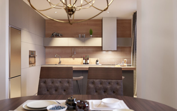 Фотография: Кухня и столовая в стиле Скандинавский, Современный – фото на INMYROOM