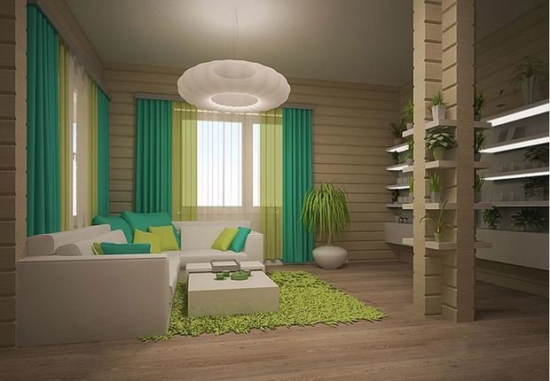 Фото из портфолио Дом "Яркие краски лета". – фотографии дизайна интерьеров на INMYROOM