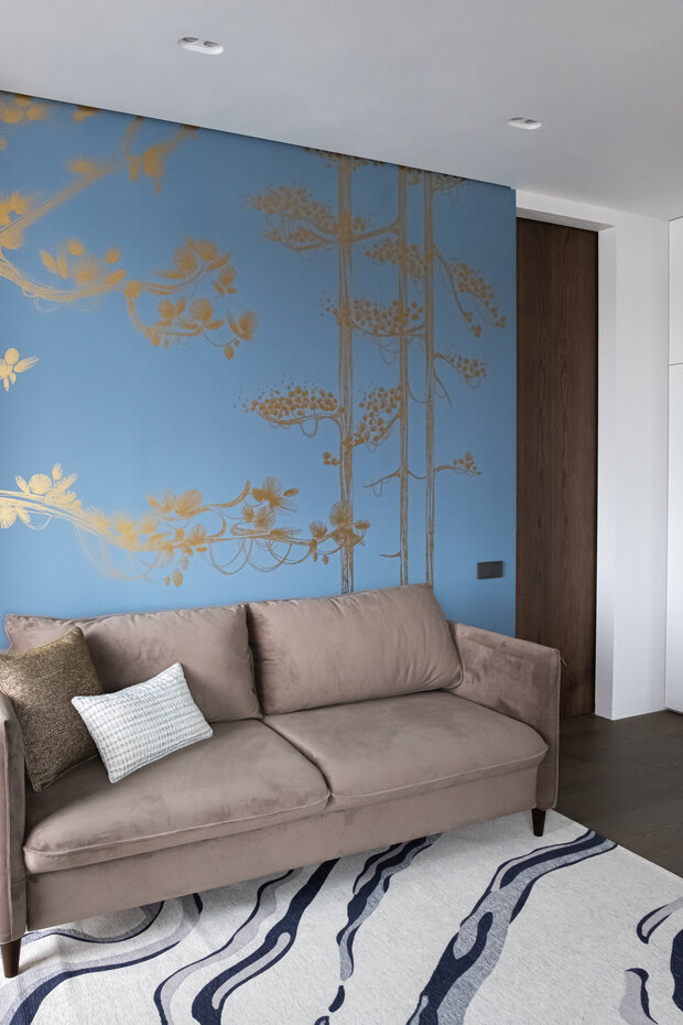 Фотография: Кабинет в стиле Современный, Квартира, Проект дня, Кирпичный дом, 4 и больше, Более 90 метров, современная классика с элементами минимализма, Валерия Широкова – фото на INMYROOM