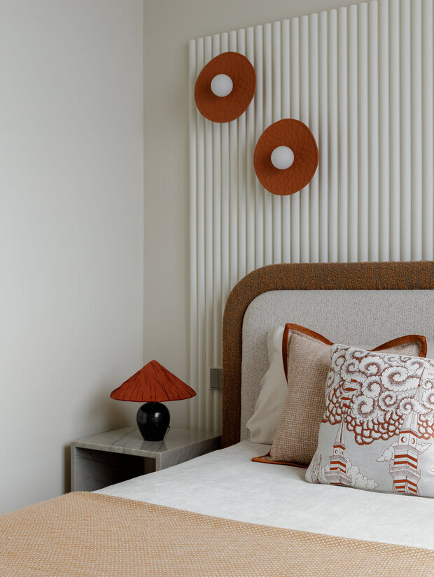 Фотография: Спальня в стиле Современный, Малогабаритная квартира, Квартира, Проект дня, 1 комната, до 40 метров, Лина Князева, современный с элементами скандинавского – фото на INMYROOM