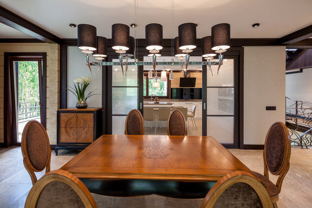 Фото из портфолио Интерьер коттеджа в Нижегородской области – фотографии дизайна интерьеров на INMYROOM