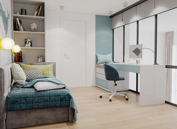 Фото из портфолио  двухуровневая квартира 40 метров – фотографии дизайна интерьеров на INMYROOM