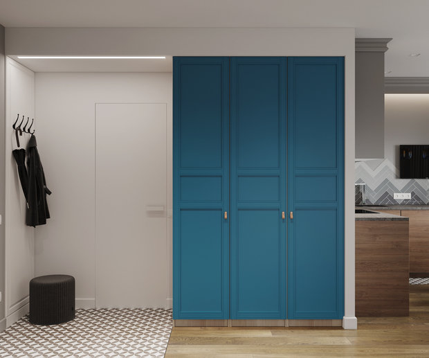 Фото из портфолио Дизайн двухкомнатной 44 кв.метра – фотографии дизайна интерьеров на INMYROOM