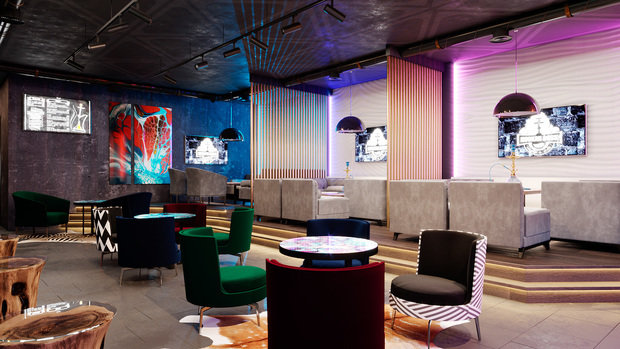 Фото из портфолио Кальянная – фотографии дизайна интерьеров на INMYROOM