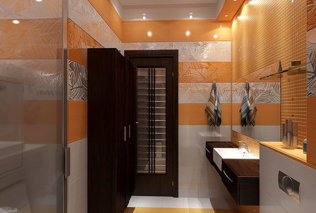 Ванная комната в этническом стиле