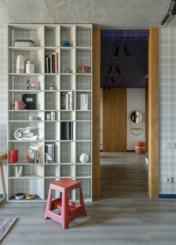 Фотография: Кабинет в стиле Современный, Квартира, Проект дня, Казань, Монолитный дом, 2 комнаты, 60-90 метров – фото на INMYROOM