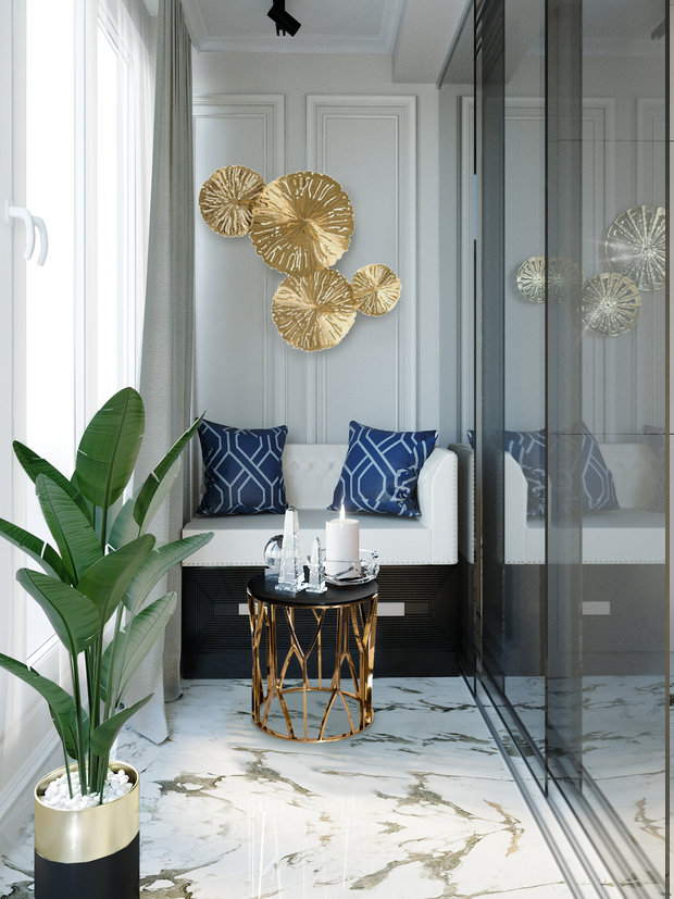 Фото из портфолио Квартира в ЖК О7 – фотографии дизайна интерьеров на INMYROOM