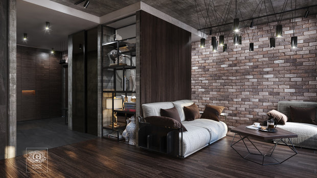 Фото из портфолио Брутальный Лофт – фотографии дизайна интерьеров на INMYROOM
