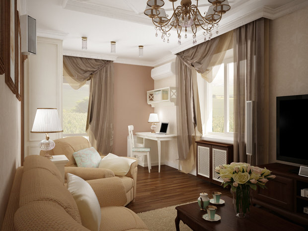 Фото из портфолио Уютная классика. – фотографии дизайна интерьеров на INMYROOM