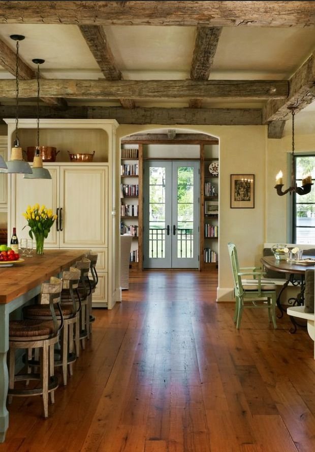 Фотография: Кухня и столовая в стиле Прованс и Кантри, Интерьер комнат – фото на INMYROOM