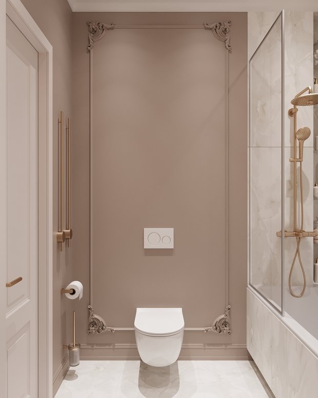 Фотография: Ванная в стиле Классический, Современный, Эклектика, Квартира, Проект недели, Санкт-Петербург, 4 и больше, 60-90 метров, Елена Лебедева – фото на INMYROOM