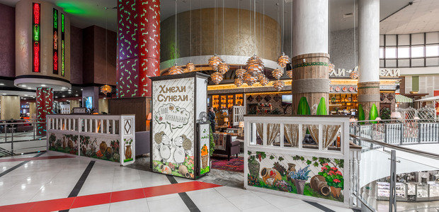 Фото из портфолио Хинкальная Хмели Сунели – фотографии дизайна интерьеров на INMYROOM
