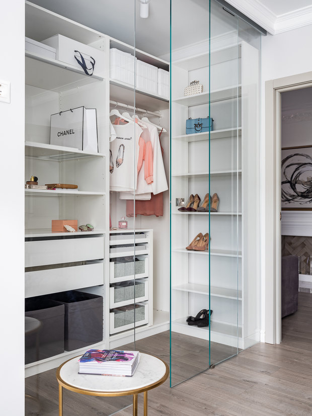 Фотография: Гардеробная в стиле Классический, Современный, Проект недели – фото на INMYROOM