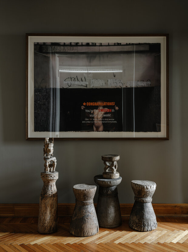 Фотография: Спальня в стиле Современный, Эклектика, Квартира, Проект дня, Москва, Сталинка, 3 комнаты, 60-90 метров, Айя Лисовая – фото на INMYROOM